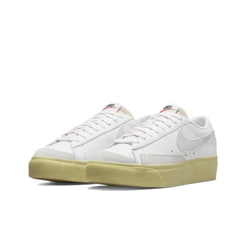 Nike Blazer Low Platform White Lemon Wash Women's-2