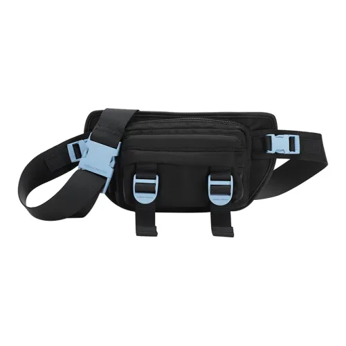 URBAN REVIVO Fanny Packs Jet Black