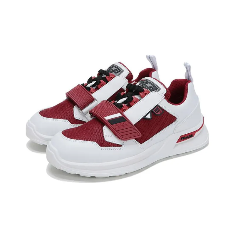 PRADA Casual Shoes Men Low-Top White Purple-2
