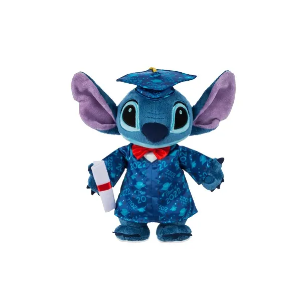 Disney Stitch 2022 Graduation Season Dolls Plush Doll Small Size Tall-0