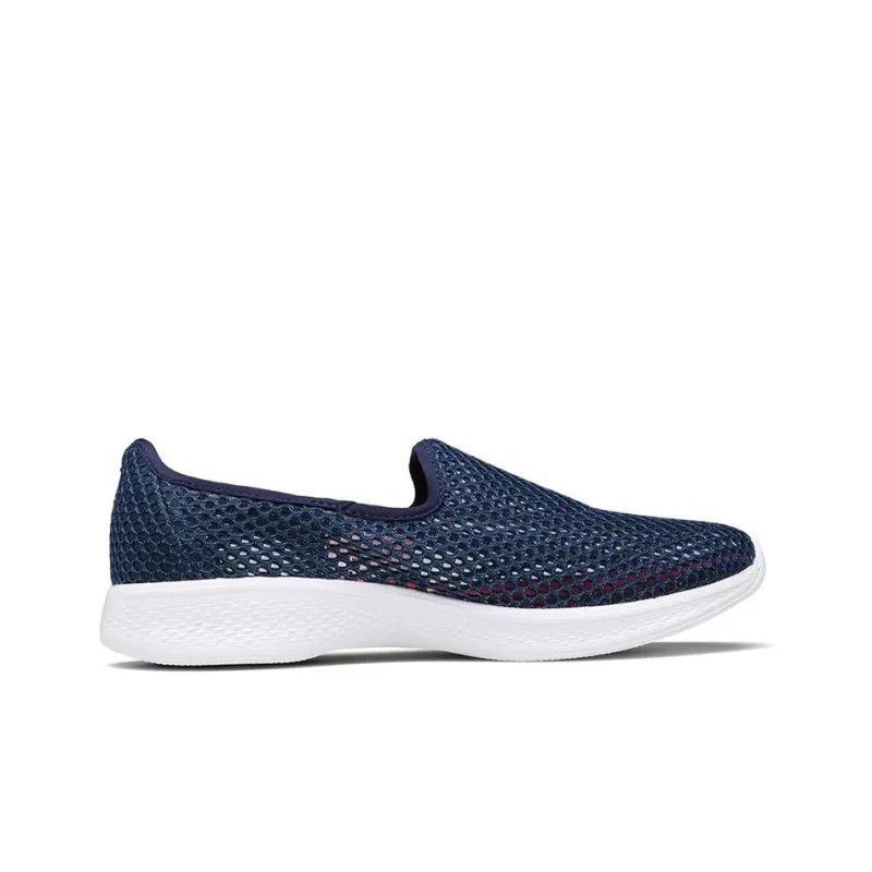 Skechers Go Walk 4 Casual Shoes Women's Low-Top Navy-1