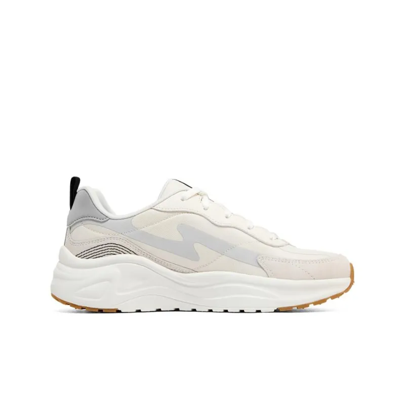 Skechers D'lites Wave Sneakers 'Beige White Blue' Women's-1