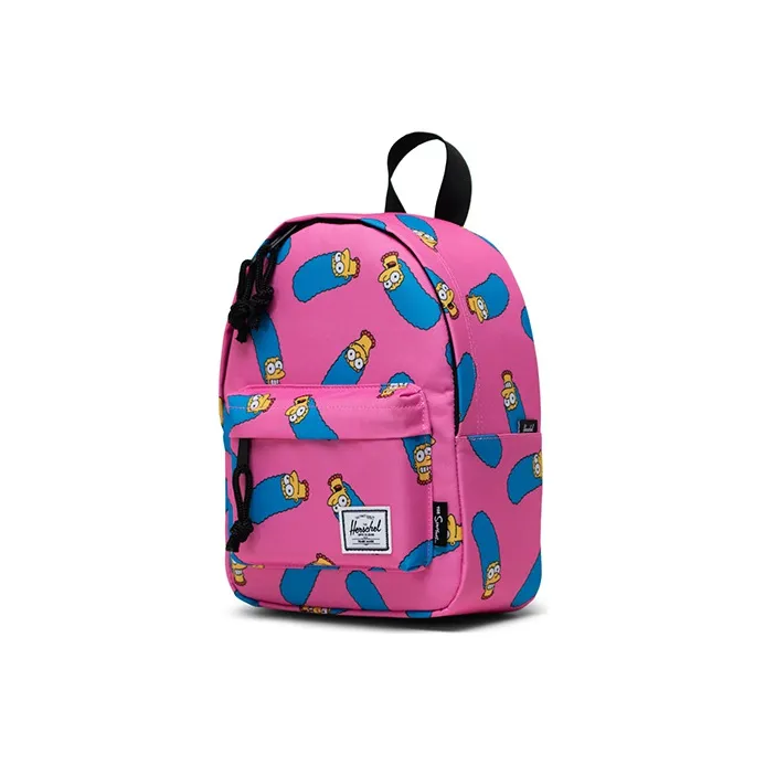 Herschel Simpsons Collaboration Polyester Backpack Unisex Classic Camouflage Water Red-2