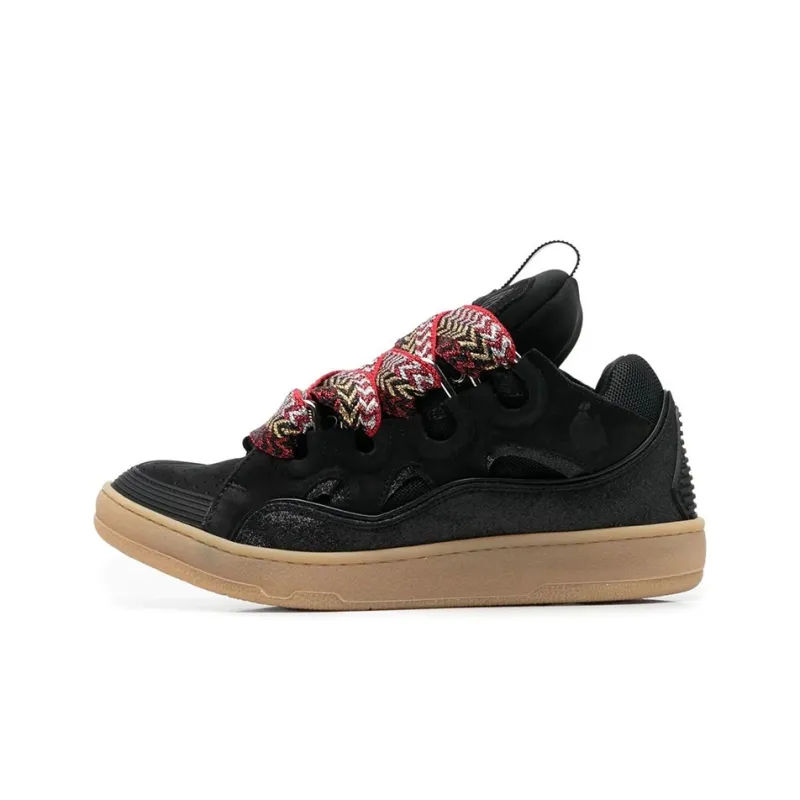 Lanvin Leather Curb Black Gum-0
