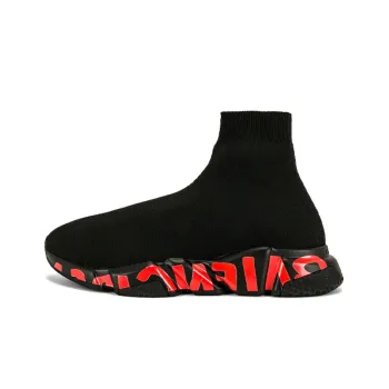 Balenciaga Speed 2.0 Graffiti Black Red