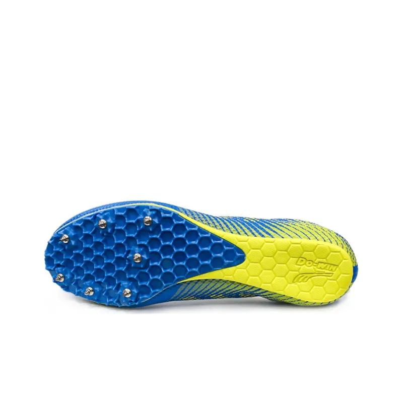 DO WIN Cushioning Coverage Support Impact Resistant Low Top Running Shoes Unisex Blue-4