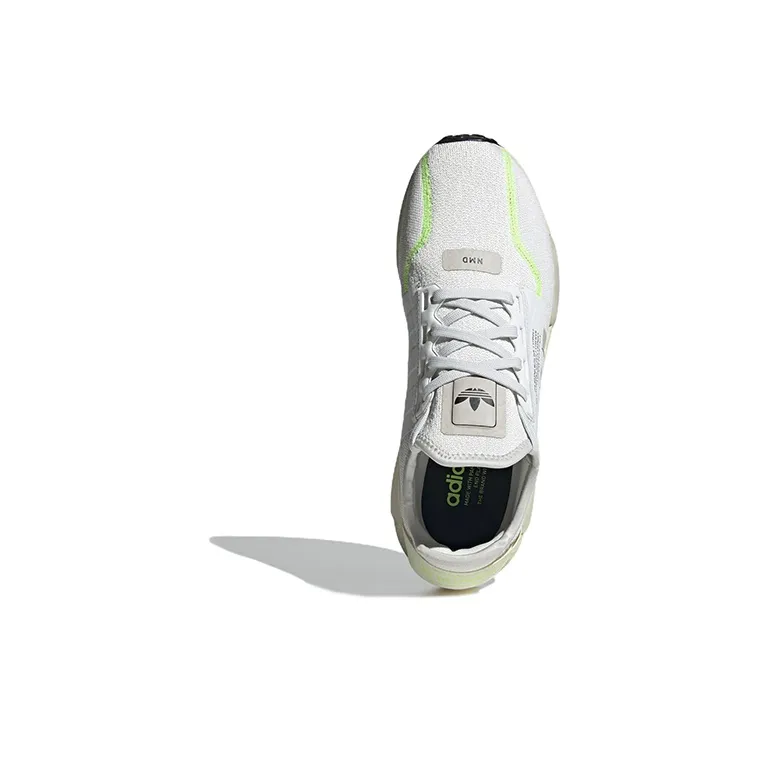 Adidas Originals Nmd R1 V2 Crystal White Signal Green-4