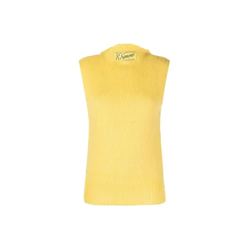 RAF SIMONS Cashmere Sweaters Women's Yellow