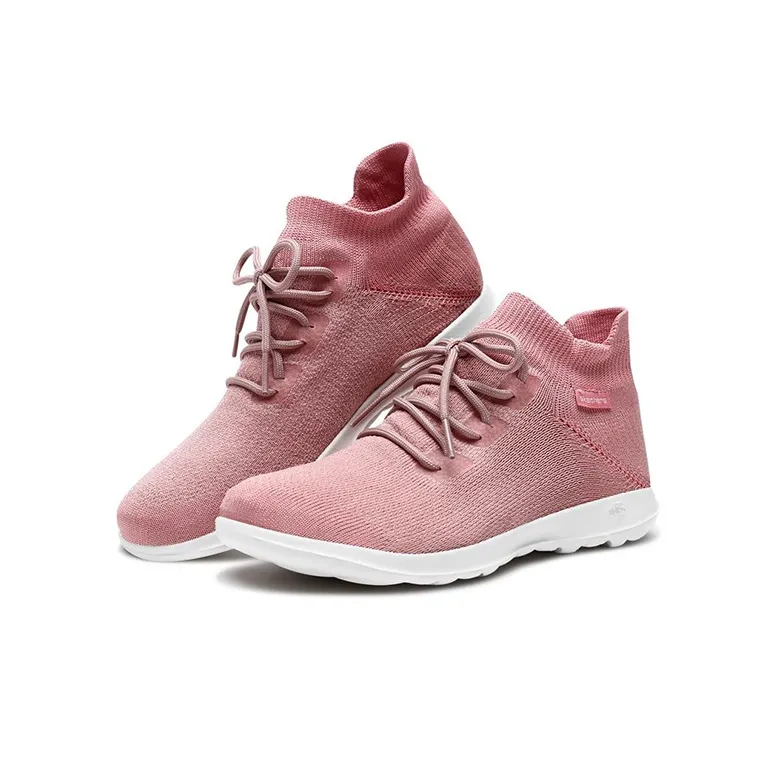 Skechers GO WALK Series Cushioning Anti-Slip Wear-Resistant Breathability Mid-Top Casual Shoes Women's Pink-2