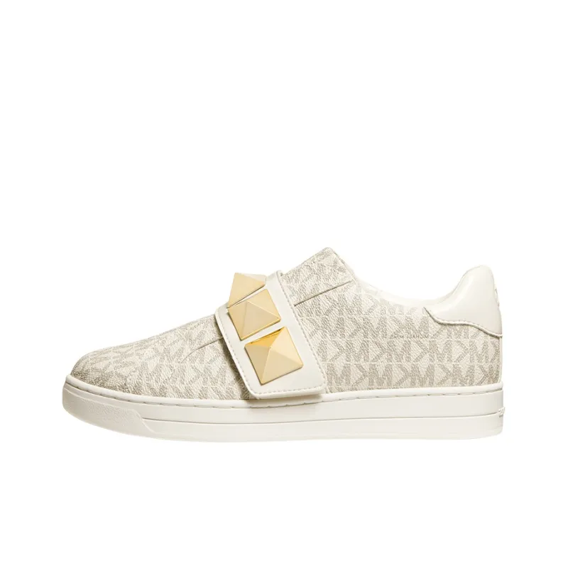 MICHAEL KORS Kenna Stylish Skateboarding Shoes Women's Ecru-0