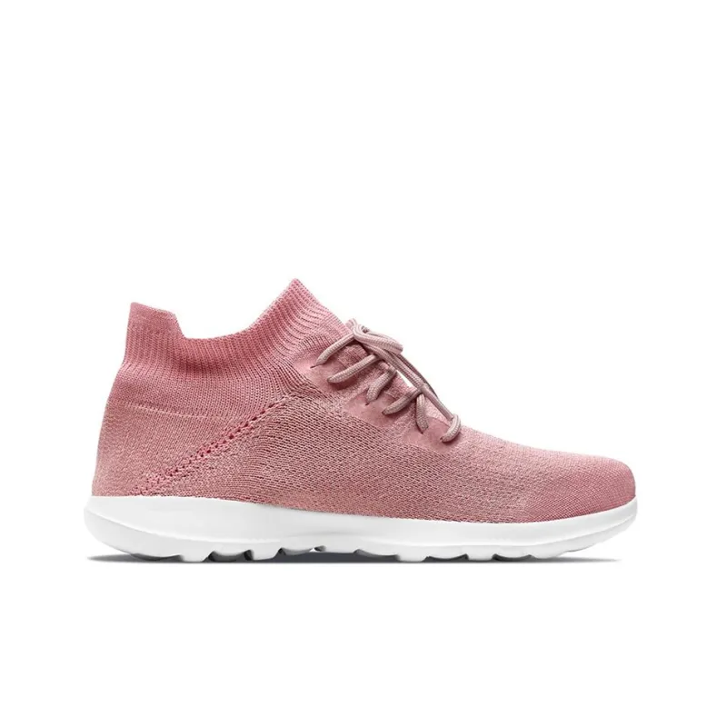Skechers GO WALK Series Cushioning Anti-Slip Wear-Resistant Breathability Mid-Top Casual Shoes Women's Pink-1