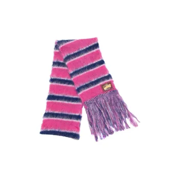 MARNI Knit Scarf Men's Rose Red/Blue