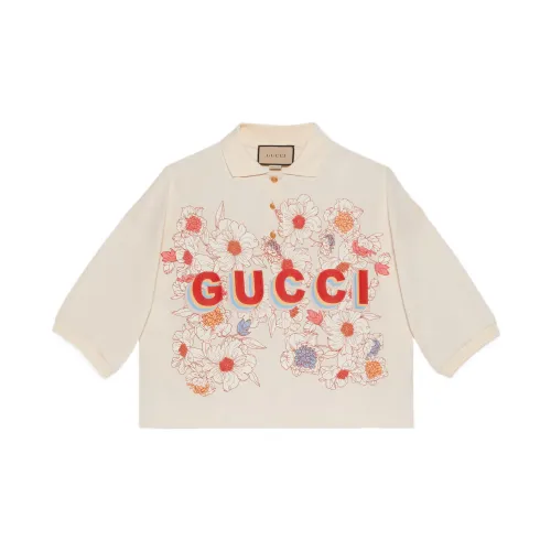 GUCCI Lovelight Series Polo Shirts Women's Off White