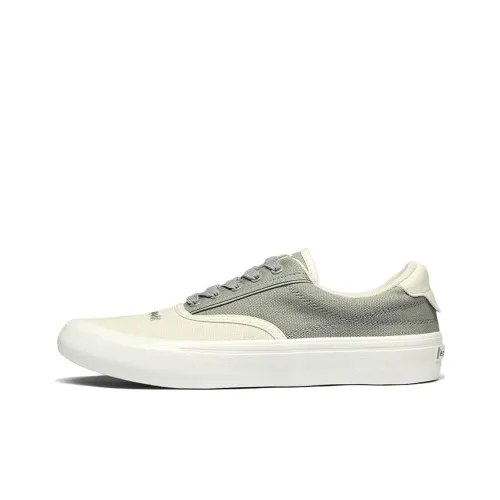 Le Coq Sportif Skateboard Shoes Unisex Low-Top Gray/Beige