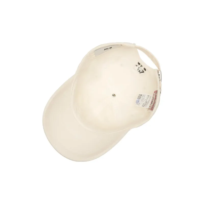 MLB Cotton Baseball Caps CP77 Unisex Ivory-6