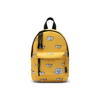 Herschel Simpsons Collaboration Polyester Backpack Unisex Classic Mini Yellow