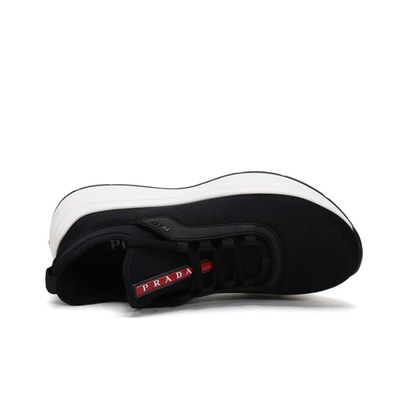 PRADA America's Cup Sneakers 'Black Neoprene'-4