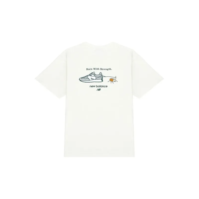 New Balance T Shirt Men's Beige-1