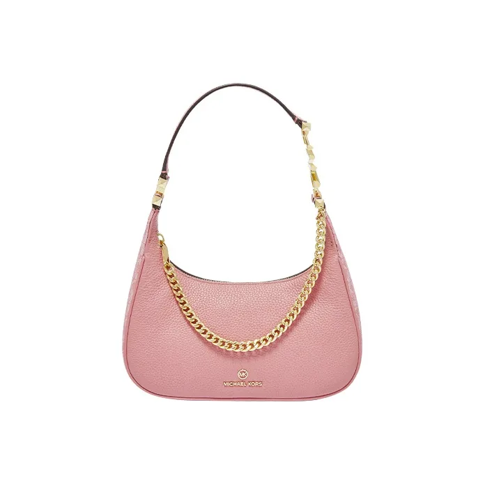 MICHAEL KORS Leather Dumpling Bag Shoulder Bag Small Size Women's Rose Pink-0