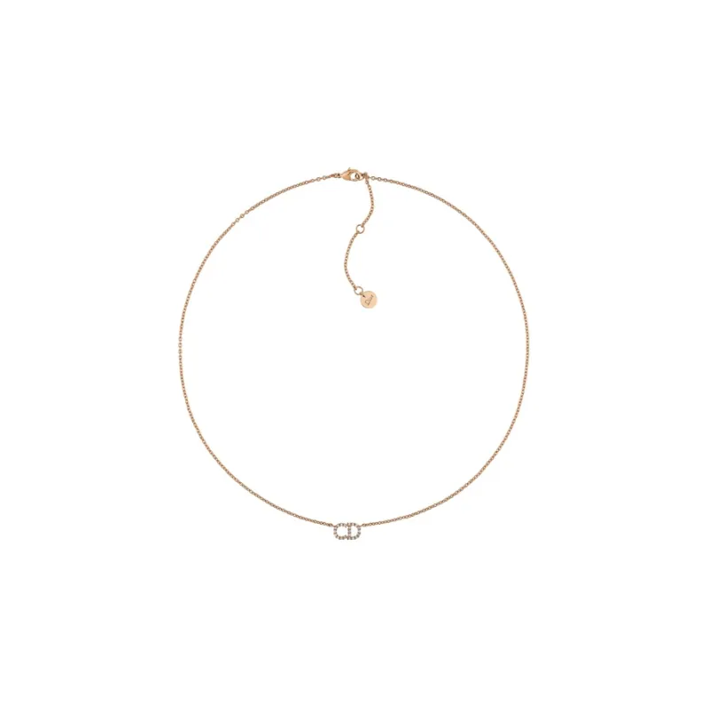 DIOR Classic CD Necklace Series Brass Necklaces Women's-1