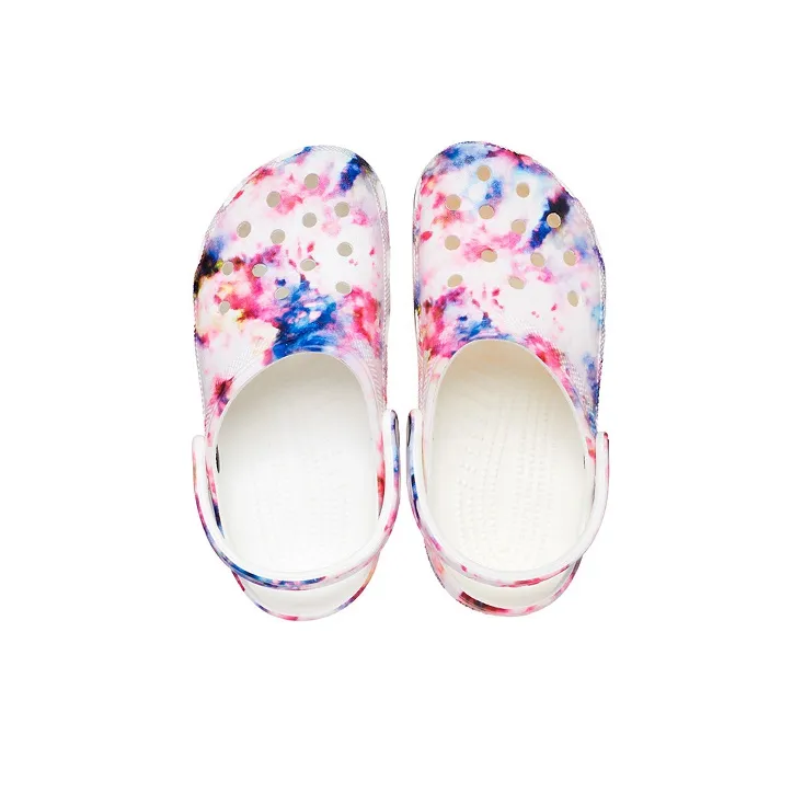 Crocs Classic Tie Dye Graphic Clog 'Garnet & Multi' Women's-3