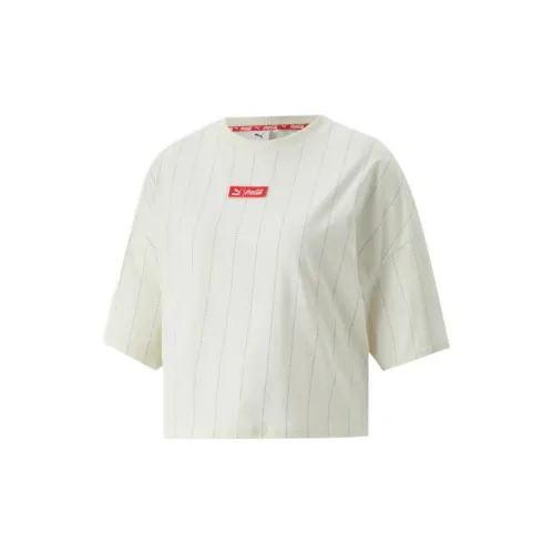 Coca-cola PUMA X Coca-Cola T-Shirts Women's Ivory White