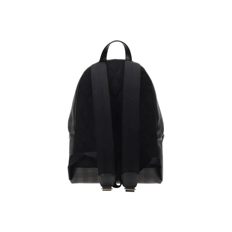 Burberry PVC Backpack Men's Chocolate Black-3