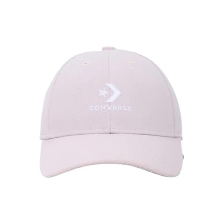 Converse Cotton Baseball Caps Unisex Pink-1