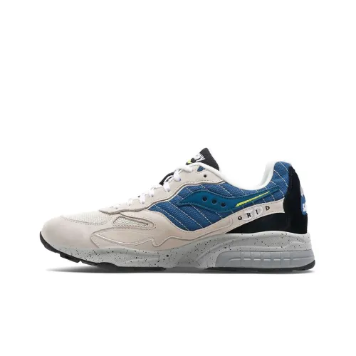 saucony 3D Grid Hurricane Cream Blue