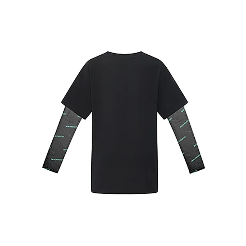 MacyMccoy Long-Sleeved T-Shirt Women's Black-1
