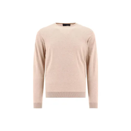 LARDINI Sweaters Men Beige