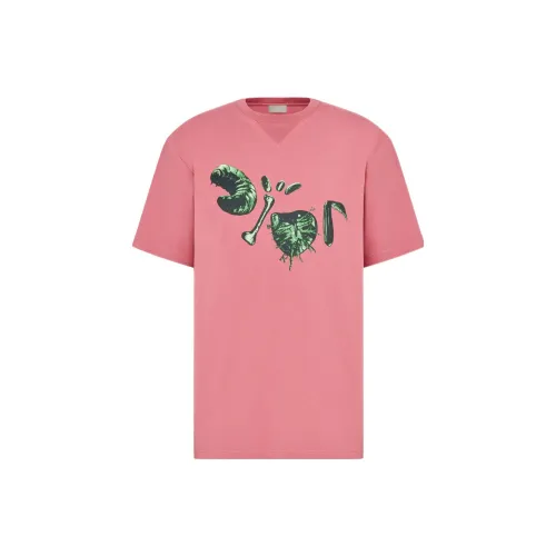 Travis Scott DIOR Quarterly New Products T-Shirts Men Pink