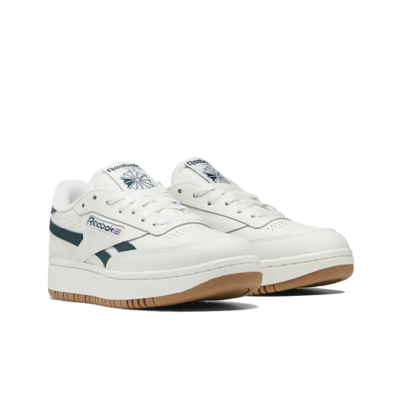 Reebok Club C Double Revenge Chalk Forest Green Women's-2