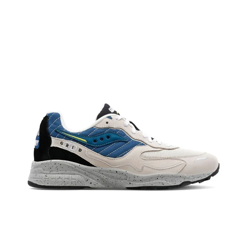 saucony 3D Grid Hurricane Cream Blue-1