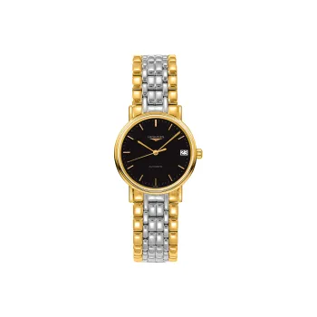 LONGINES Magnificent Collection Automatic Mechanical Movement Women's Watch Black Dial L4.322.2.52.7