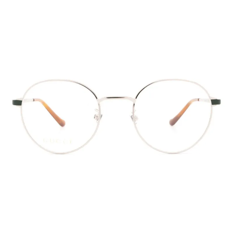 GUCCI Eyeglass Frames Unisex Silver-1