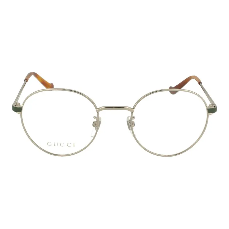 GUCCI Eyeglass Frames Unisex Silver-2