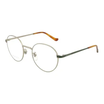 GUCCI Eyeglass Frames Unisex Silver