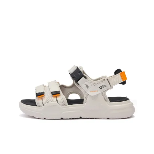 361° Beach Sandals Men Gray White/Obsidian Black