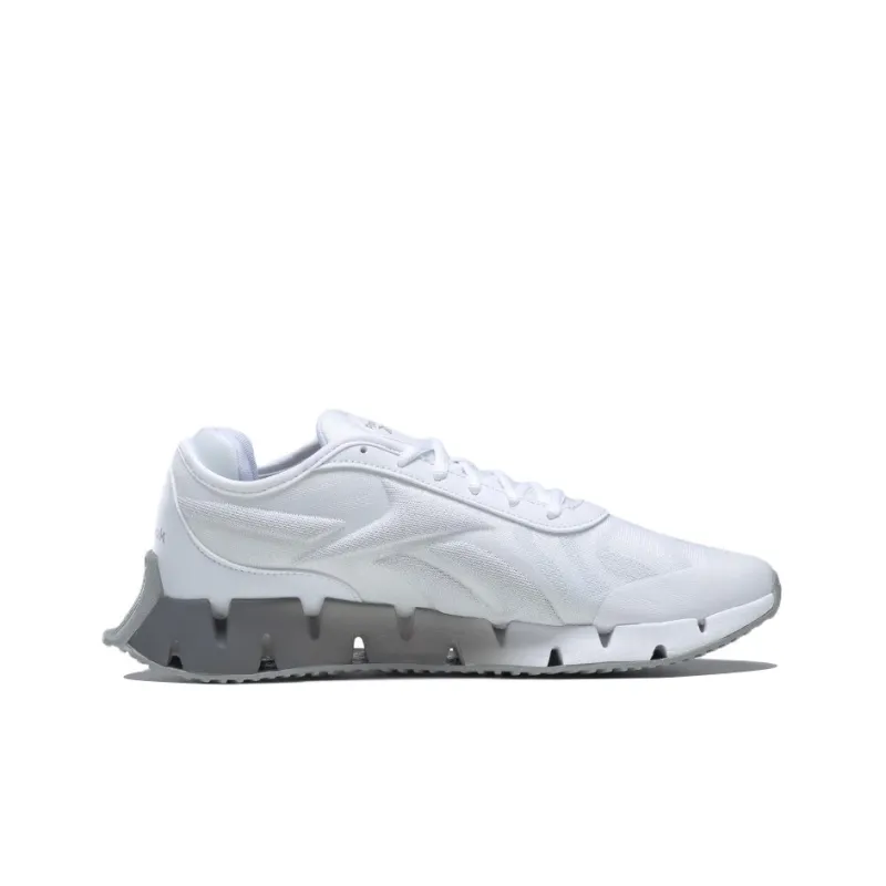 Reebok Zig Dynamica 1 Cushioning Anti-Slip And Wear-Resistant Low-Top Running Shoes White Gray-1