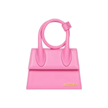 Jacquemus Cow Leather Shoulder Bag, Crossbody Bag, Handbag Women's Pink