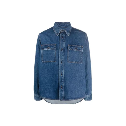 A.P.C Shirts Men Indigo