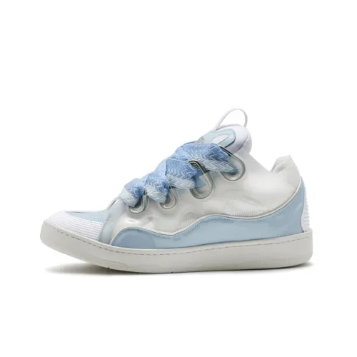 Lanvin Curb Skateboard Shoes Men Low-Top White/Blue