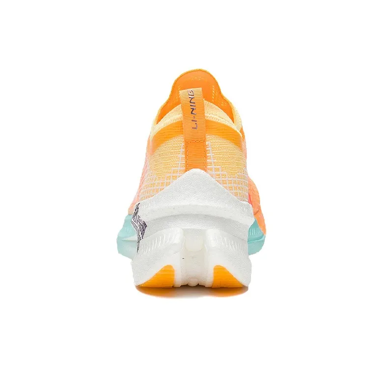 LINING Feidian 2 Elite Running Shoes Women's Low Top Fluorescent Milk Yellow-5