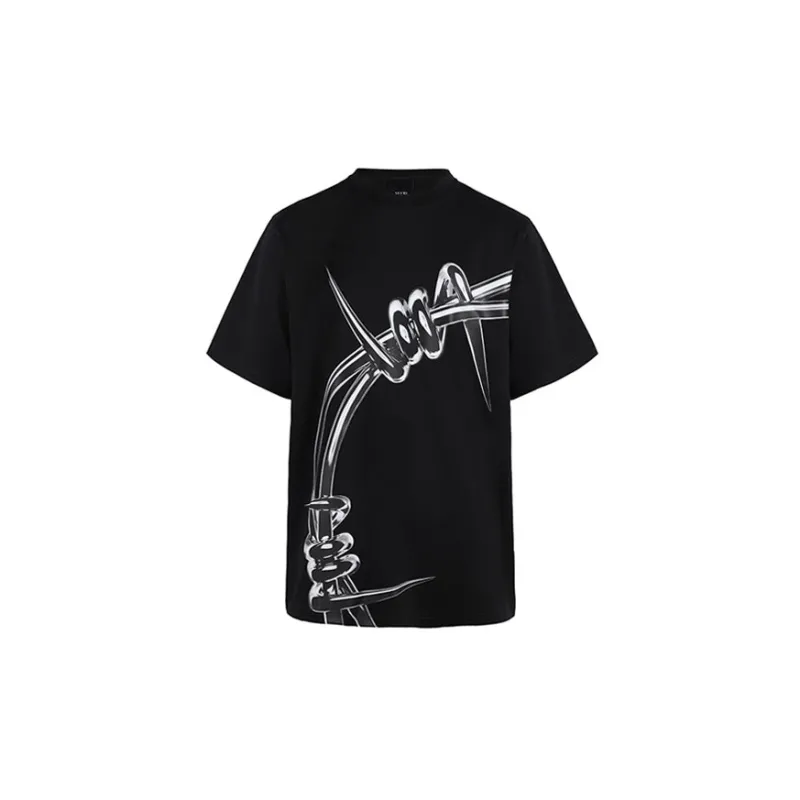 YLDP T Shirts Unisex Black-0