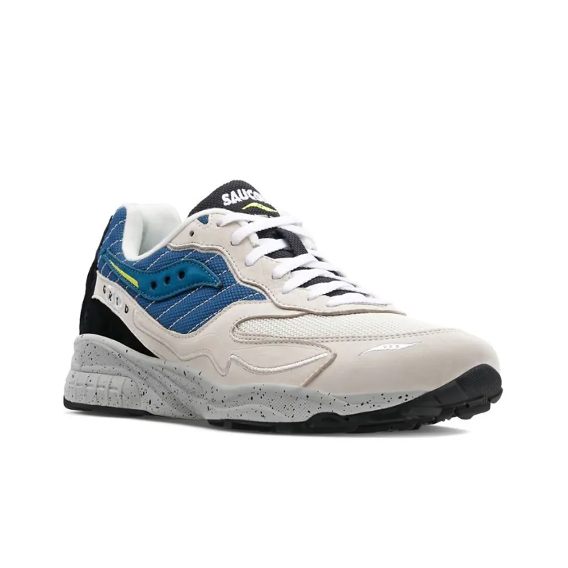 saucony 3D Grid Hurricane Cream Blue-2