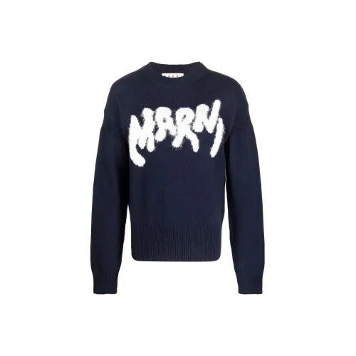 MARNI Sweaters Men Blue