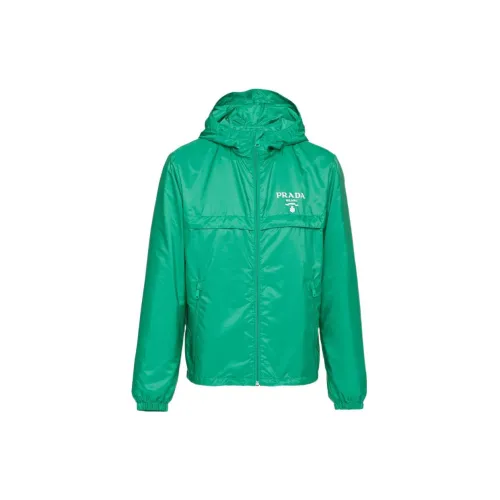 PRADA Jackets Men Mint Green