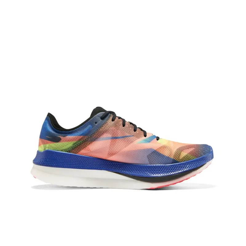 Skechers Go Run Speed Running Shoes Men Low Top Blue/Orange/Black-1