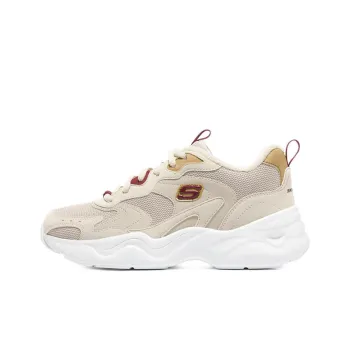 Skechers D'LITES AIRY 3.0 Cushioned Anti Slip And Wear Resistant Lightweight Low Top Casual Shoes Women's Ecru